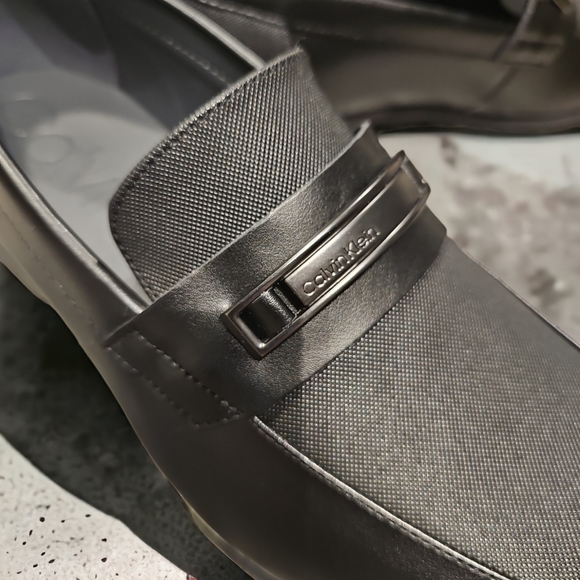 Calvin Klein Men\'s Jameson Black Slip-On Dress Loafer Size 11.5